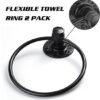 Unyqoos® Complete set van badkameraccessoires met industriële look voor een moderne inrichting