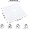 Unyqoos® Veilige en antislip douchemat met sterke zuignappen en afvoergaten