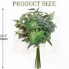 Unyqoos® Decoratieve kunsttakken met eucalyptus en anthurium voor elk interieur