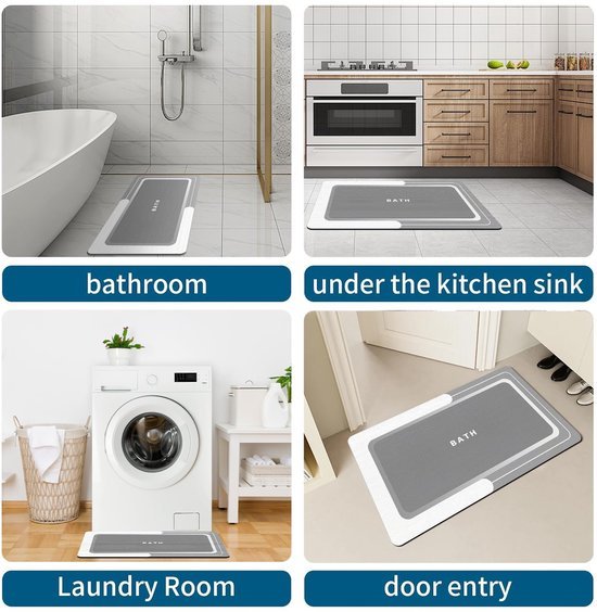 Unyqoos® Grijze siliconen gootsteenmat voor optimale bescherming en hygiëne