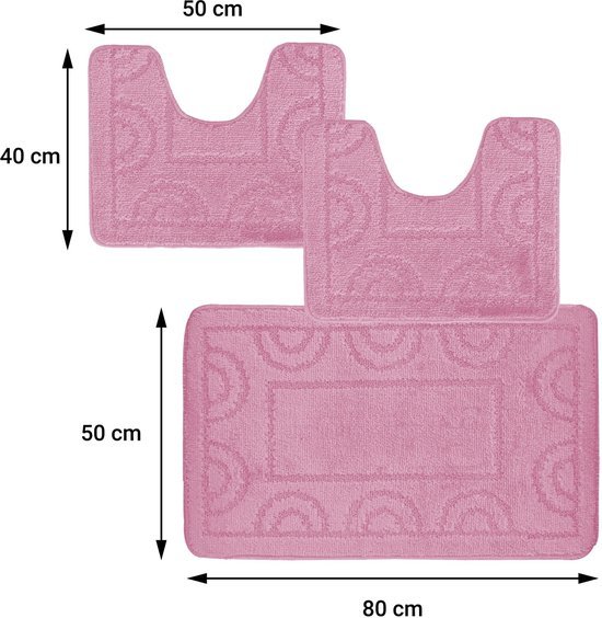 550x564-41.jpg Unyqoos® Badkamer tapijtset - Compleet badkamerset met antislip en snel drogende eigenschappen