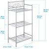 550x564-42.jpg Unyqoos® Vrijstaand metalen opbergrek met vier niveaus voor badkamer en keuken