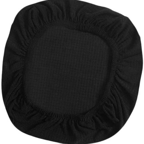 Unyqoos® Zwarte elastische stoelhoezen voor bureaustoelen en draaistoelen