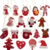 Unyqoos® Feestelijke set van 18 unieke hangornamenten voor de kerstboom versiering