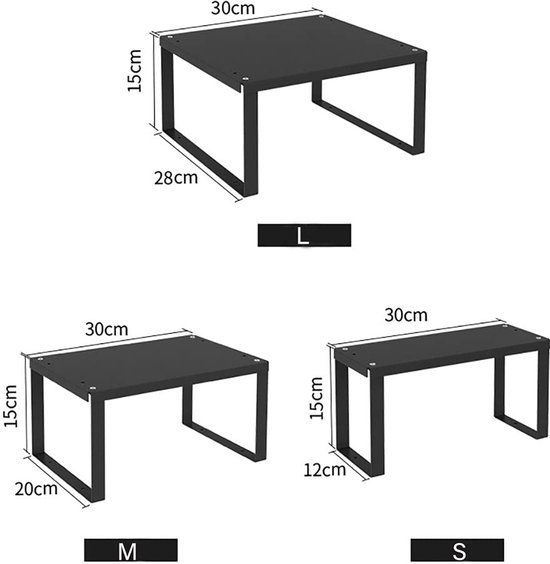 Unyqoos ® Robuuste en Stapelbare Keuken- en Badkamer Organizer voor Optimaal Ruimtegebruik
