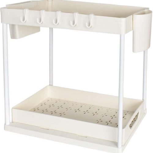 Unyqoos® Dubbelzijdige keukenorganizer met schuiflade voor badkamer en keuken