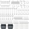 Unyqoos ® Uitgebreide Gereedschapshaken Set van 140 Delige voor Diverse Toepassingen en Organisatie