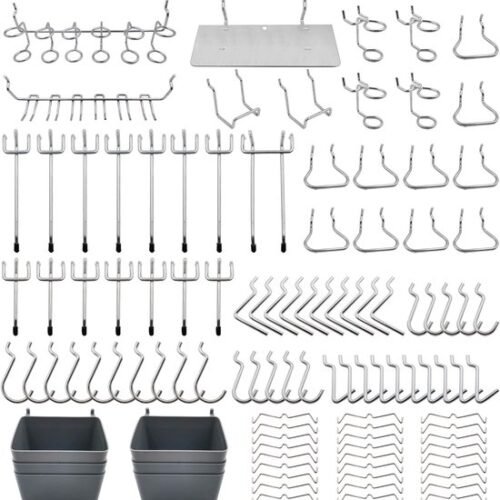 Unyqoos ® Uitgebreide Gereedschapshaken Set van 140 Delige voor Diverse Toepassingen en Organisatie