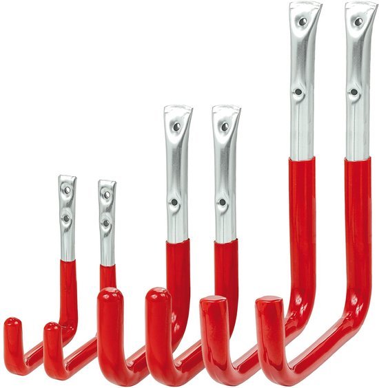 Unyqoos® Weerbestendige U-vormige wandhaken set voor zware lasten en buitengebruik