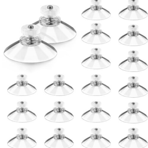 550x564-73.jpg Unyqoos® Set van 20 transparante zuignappen met schroefdraad voor veelzijdige ophangoplossingen