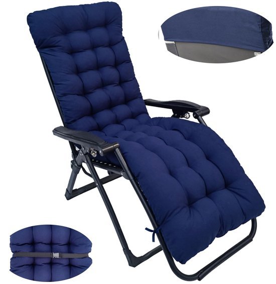 Unyqoos ® Luxe Comfortabel Ligkussen voor Binnen- en Buitengebruik met Extra Dikke Vulling en Antislip Design