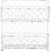 550x565-33.jpg Unyqoos® Tweedelig wit metalen kruidenrek met vintage uitstraling voor keuken en badkamer