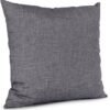 Unyqoos® Klassieke Linnenlook Grijze Kussenhoes 40x40 cm voor Sfeervolle Interieurs