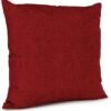 Unyqoos® Rode linnenlook kussenhoes 50x50 cm voor stijlvolle interieurdecoratie