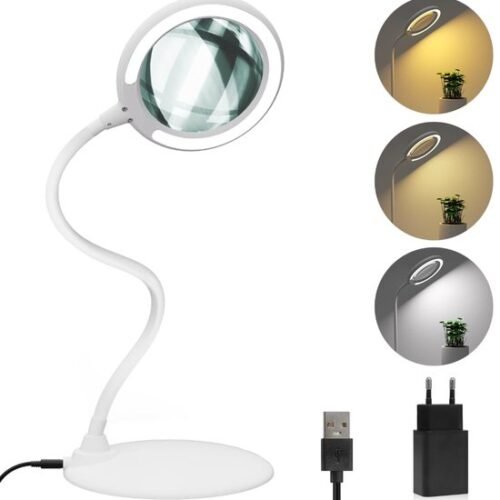 550x565-4.jpg Unyqoos® Verstelbare vergrootlamp met drie kleurinstellingen en flexibele zwanenhals