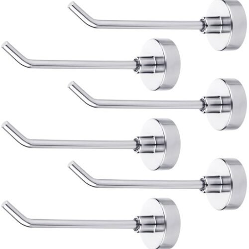550x565-45.jpg Unyqoos® Set van 6 robuuste magnetische haken voor veelzijdig gebruik in huis en kantoor