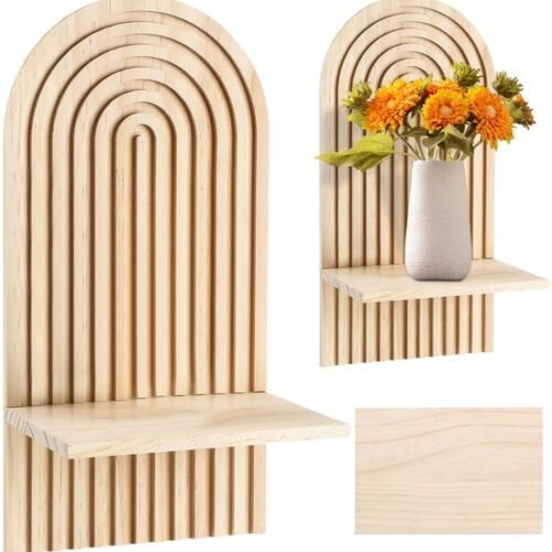 Unyqoos ® Houten Boho Wandrek voor Stijlvolle Woonkamer en Slaapkamer Decoratie