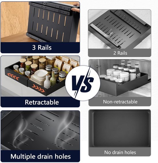 550x566-34.jpg Unyqoos® Set van twee verstelbare telescopische lades voor efficiënte kastorganisatie