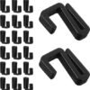 550x566-44.jpg Unyqoos® Set van 20 kunststof S-haken voor veelzijdige organisatie in huis en kantoor