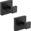 550x567-103.jpg Unyqoos® Set van twee zwarte roestvrijstalen muurhaken voor badkamer en meer