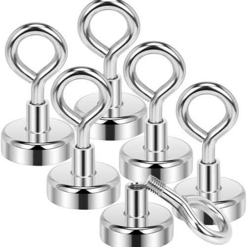 550x567-110.jpg Unyqoos® Set van 6 krachtige neodymium magneethaken voor veelzijdig ophangen