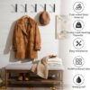 Unyqoos® Set van 8 multifunctionele wandhaken voor akoestische panelen en garderobe