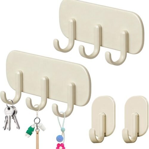 Unyqoos® Magnetische sleutelhouders set met haken voor keuken en koelkast