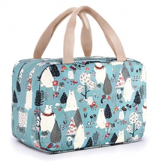 Ibenzoa® Ruime en veelzijdige toilettas voor reizen, zaken en picknicks Ibenzoa® Ruime en veelzijdige toilettas voor reizen, zaken en picknicks