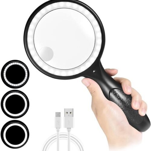 550x567-41.jpg Unyqoos® USB-oplaadbare leesloep met 33 LED's en meerdere vergrotingsopties