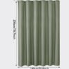 Unyqoos® Stijlvol Waterbestendig Douchegordijn met Wafelpatroon en Praktische Ophangringen, 180 x 200 cm