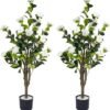 550x567-62.jpg Unyqoos® Set van twee realistische kunstmatige cameliabomen voor binnen- en buitendecoratie