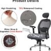550x567-79.jpg Unyqoos® Set van 6 waterafstotende stoelhoezen in donkergrijs voor eetkamerstoelen