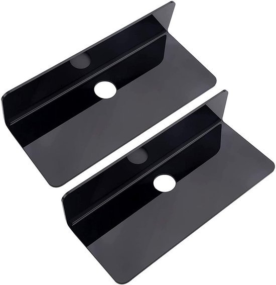 550x567-85.jpg Unyqoos® Set van twee moderne zwevende wandrekken voor multifunctionele opslag
