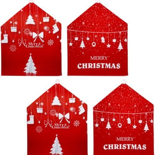 550x567-89.jpg Unyqoos® Set van 4 feestelijke stoelhoezen voor een sfeervolle kersttafel