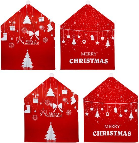 550x567-89.jpg Unyqoos® Set van 4 feestelijke stoelhoezen voor een sfeervolle kersttafel
