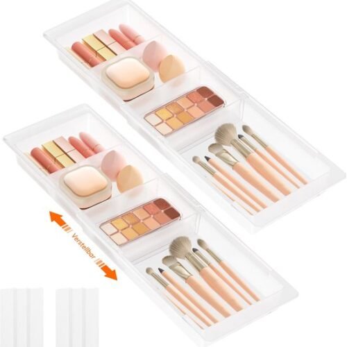 550x567-94.jpg Unyqoos® Verstelbare lade-organizers voor cosmetica en keukengerei, set van 2