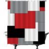 Unyqoos® Stijlvolle en Wasbare Douchegordijnset met Anti-Schimmel Bescherming en 12 Ringen, 180x200 cm
