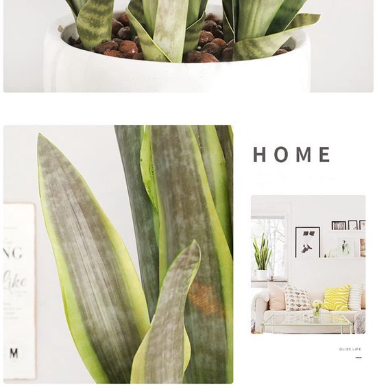 550x568-19.jpg Unyqoos® Set van drie kunstplanten Sansevieria voor interieurdecoratie thuis en op kantoor