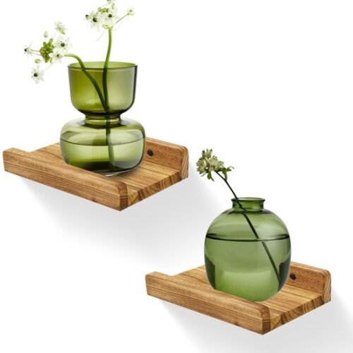 Unyqoos® Compacte zwevende wandplanken set voor decoratieve opbergruimte in huis