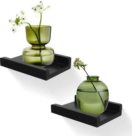 550x568-27.jpg Unyqoos® Set van twee multifunctionele wandplanken van hout voor decoratie en opslag