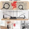 Unyqoos® Verlichte loeplamp met 5 verlichtingsmodi voor nauwkeurig handwerk en lezen