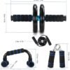 Unyqoos® Complete Thuis Fitness Set met Buiktrainer, Push-Up Stangen en Meer voor Effectieve Training