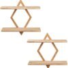 550x569-30.jpg Unyqoos® Stijlvolle wandplanken set met diamantvormig design voor moderne inrichting