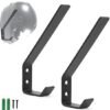 550x569-56.jpg Unyqoos® Set van twee stevige wandhouders voor helmen en accessoires in zwart
