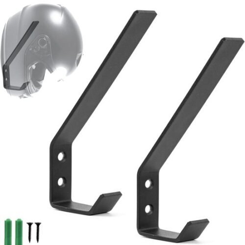 550x569-56.jpg Unyqoos® Set van twee stevige wandhouders voor helmen en accessoires in zwart