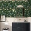 Unyqoos® Waterdicht zelfklevend bloemenbehang voor stijlvolle wanddecoratie
