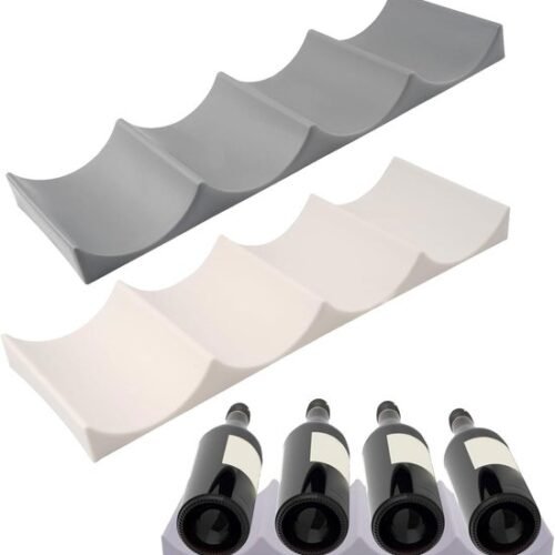550x570-34.jpg Unyqoos® Stapelbare antislip flessenhouders voor koelkast en keukenopslag