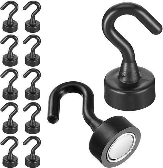 550x570-41.jpg Unyqoos® Set van 10 sterke magneethaken voor diverse toepassingen en eenvoudig gebruik