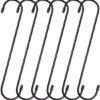550x570-42.jpg Unyqoos® Zwarte metalen S-haken set van 6 stuks voor veelzijdig gebruik binnen en buiten