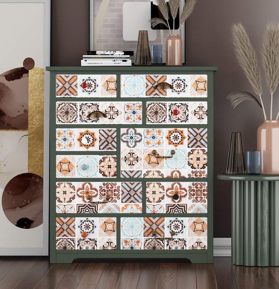 550x571-20.jpg Unyqoos® Waterbestendige zelfklevende mozaïektegelfolie voor keuken en badkamer 40 cm x 5 m